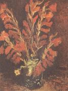 Vincent Van Gogh Vase wiht Red Gladioli (nn04) oil painting picture wholesale